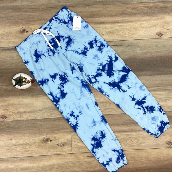 🔸PJ SALVAGE BLUE TIE DYE SWEATPANTS - Picture 3 of 9